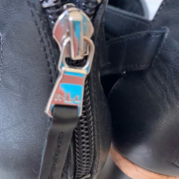 RALPH LAUREN FIANA polo pep toe black heels women’s size 8 - Picture 13 of 17